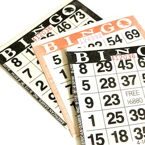 This is a super fun bundle of Black & Orange Bingo Cards. In your package you will receive (20) cards.
10 - Black Cards
10 - Orange Cards