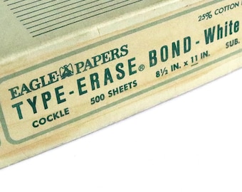 Vintage Typewriter Onion Skin Paper,  Journal Ephemera, Letter Writing
