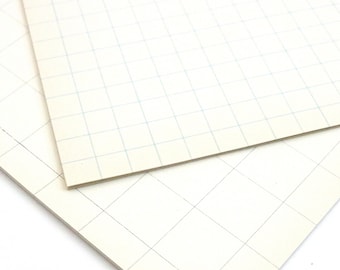 Vintage Thick Grid Paper. Graph Paper. Paper Ephemera. Junk Journal Paper. Journaling Paper. Mixed Media Paper. Vintage Journal Ephemera.