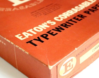 Vintage Eaton's Typewriter Paper. Vintage Typewriter. Vintage Paper. Journal Paper. Junk Journal Paper. Vintage Journal. Writing Paper.