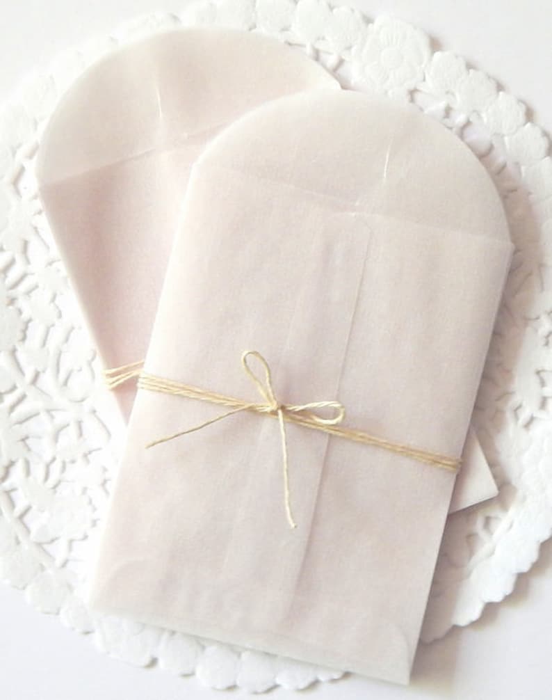 Small Glassine Envelopes. Glassine Envelopes. Planner Etsy
