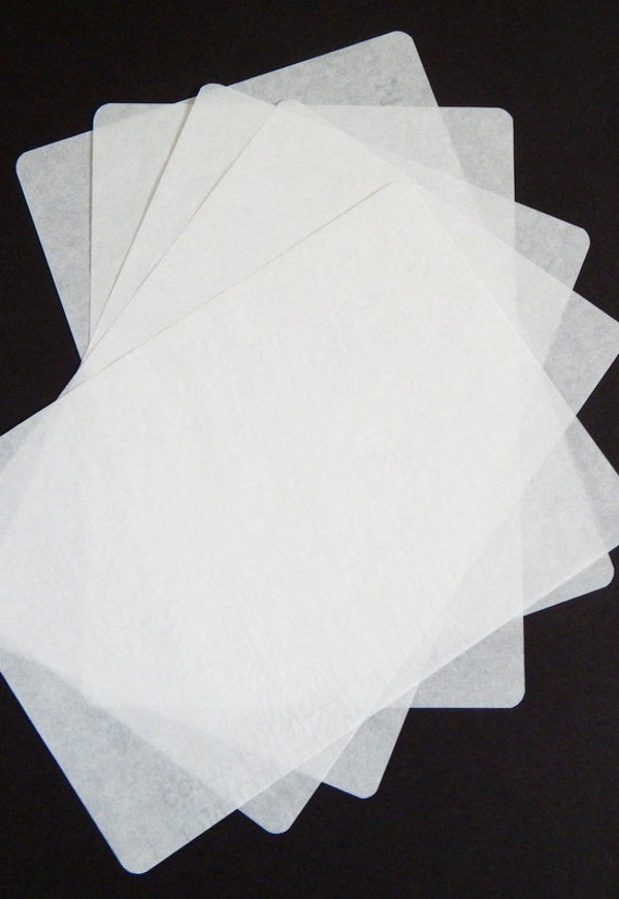 100 Pack Glassine Paper Sheets (8.5 x 11 In) - Onion Skin Paper