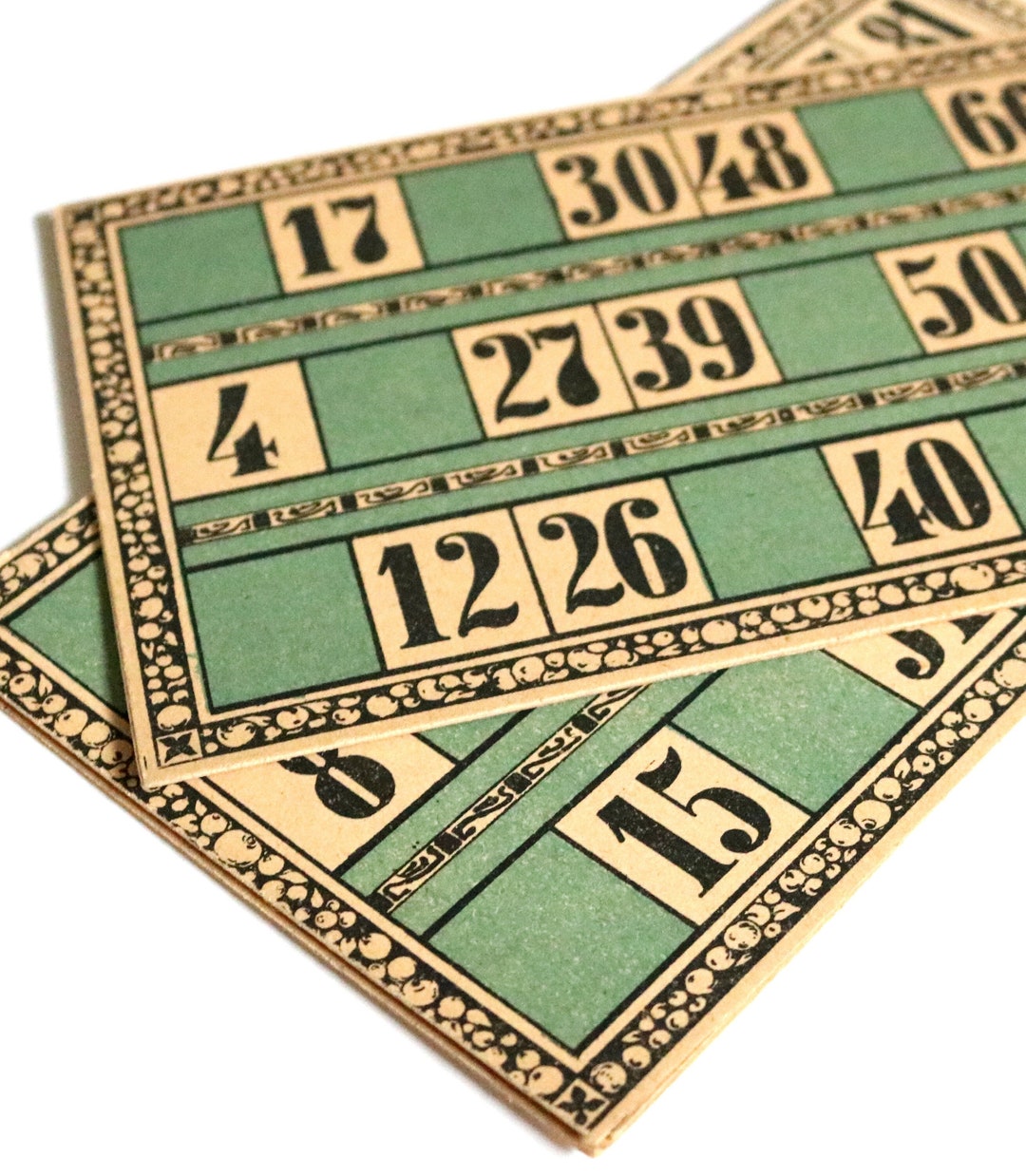Vintage Lotto Game Boards. Game Cards. Paper Ephemera. Etsy