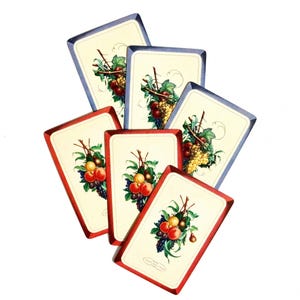 Vintage French Flash Cards: Ephemera, Junk Journal Paper image 7