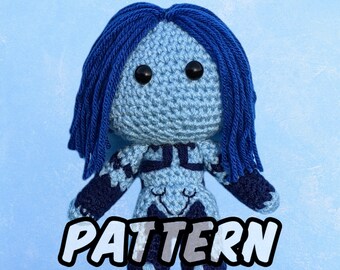 PATTERN ONLY - Crocheted Little Cortana