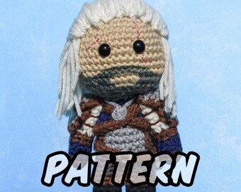 PATTERN ONLY - Crocheted Little Geralt
