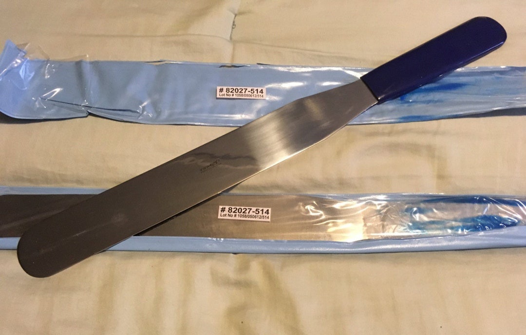 Icing Frosting Flat Spatula Bakery Bakers Spread Cakes Mens Etsy