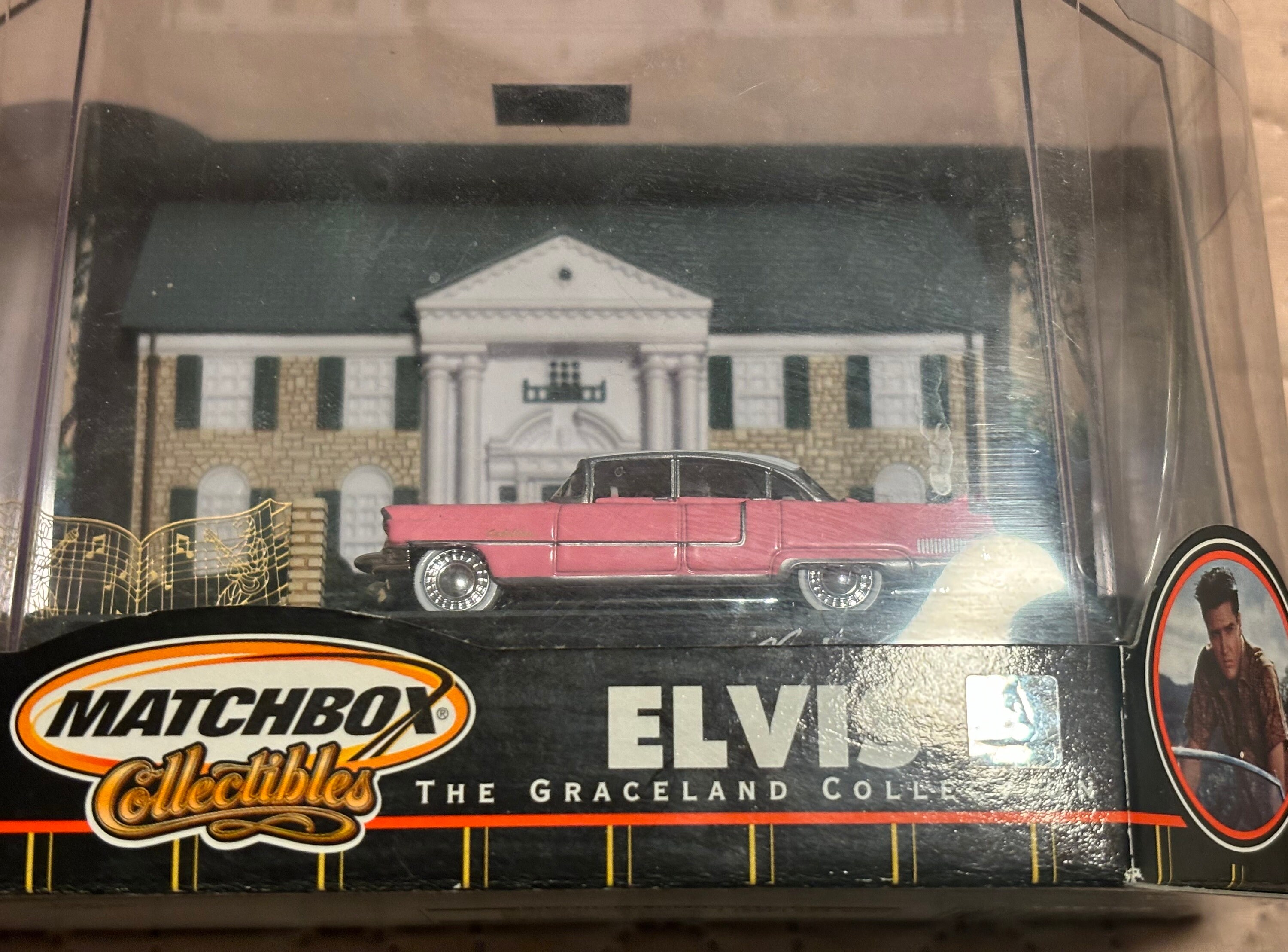Matchbox Modellauto – Cadillac Fleetwood 1955, Himmelblau, Maßstab 1:64