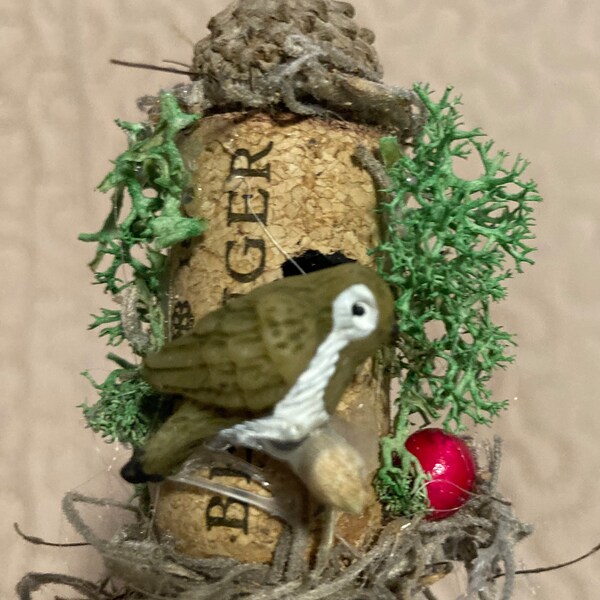 Cork Birdhouse Etsy