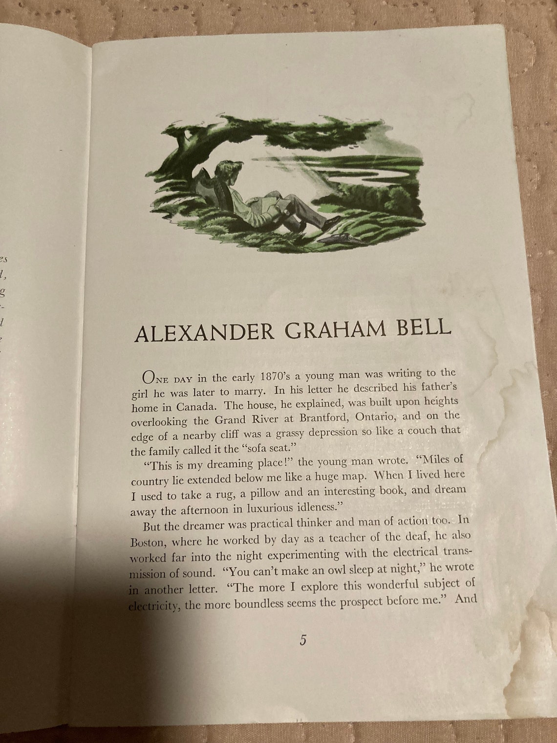 Alexander Graham Bell Inventor of the Telephone Biography Booklet 1950 ...
