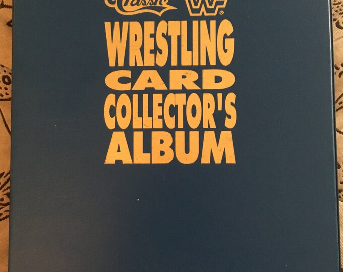 Classic WWF Wrestling Card Collectors Album 1980 - Etsy