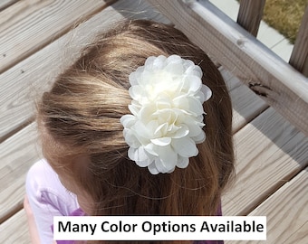 Flower Girl Hair Bow Etsy