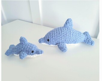 あみぐるみ　いるか　【受注製作になります】 あみぐるみ いるか 【受注製作になります】 み イルカ ぬいぐるみ