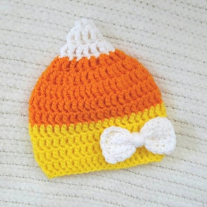 Candy Corn Baby Hat Halloween Hat Newborn Photo Prop 0-3 | Etsy