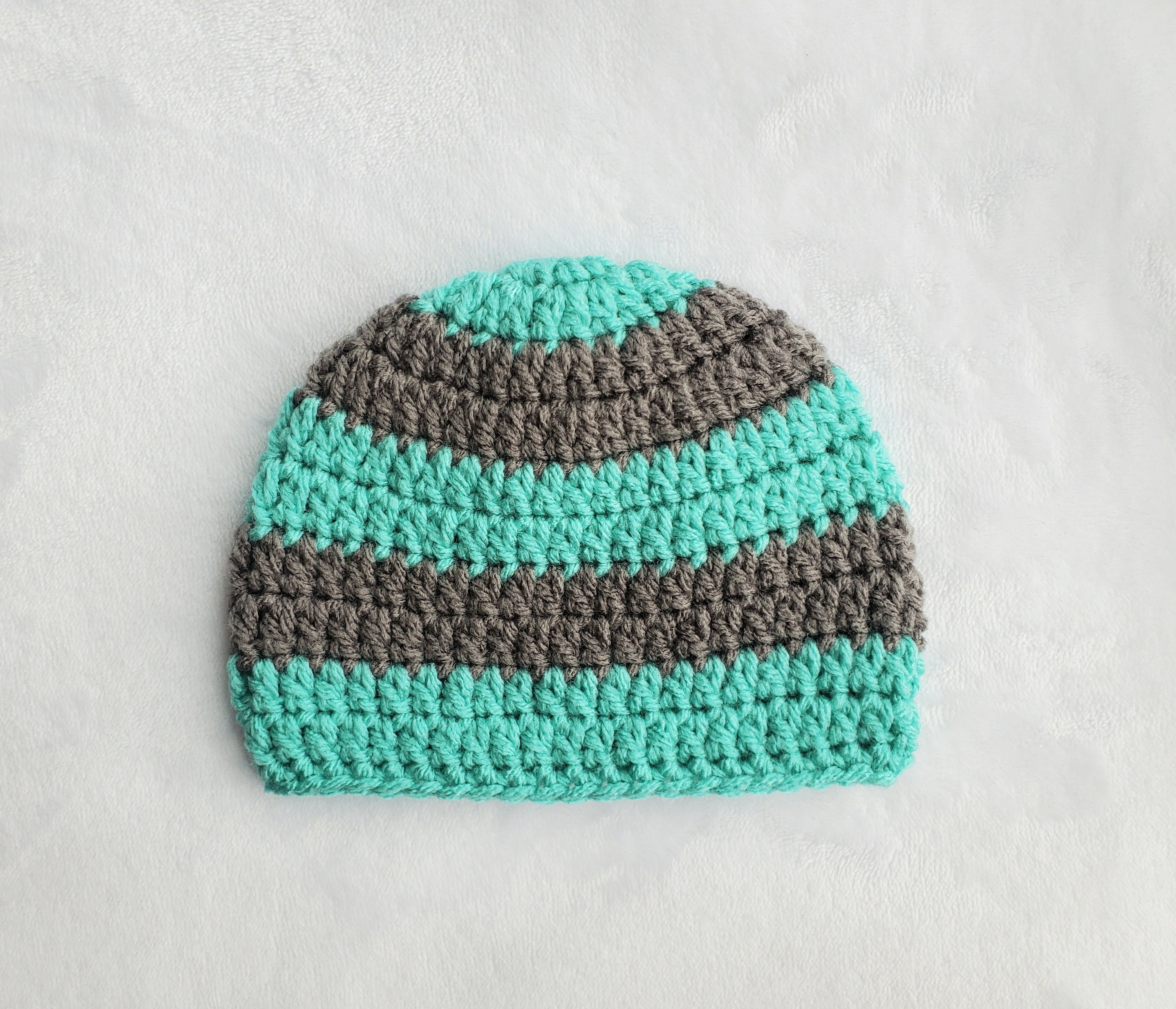 EASY Crochet Pattern Hat, Simple Pattern for Preemie to Adult, Child ...