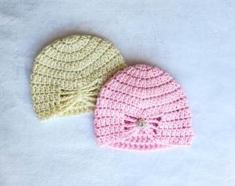 EASY crochet pattern spider turban style hat, simple pattern preemie to child, girl hat, baby girl gift, easy crochet, gift for baby girl
