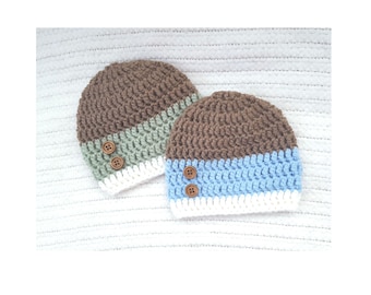 EASY Häkelanleitung für Frühgeborene, für Erwachsene, gehäkelte Mütze für Erwachsene, Baby Mütze, gehäkelte Mütze für Junge oder Mädchen, Baby Geschenk für Junge, einfache Häkelanleitung