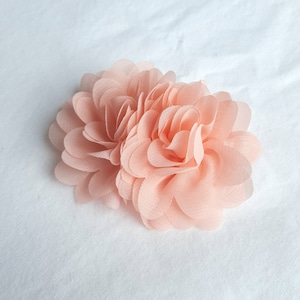 Flower Hair Clips, Baby girl gift, Wedding Hair piece, Toddler hair accessory, white flower hair pin, hair barrette, flower girl hair clip image 7