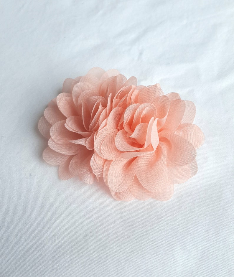 Flower Hair Clips, Baby girl gift, Wedding Hair piece, Toddler hair accessory, white flower hair pin, hair barrette, flower girl hair clip image 7