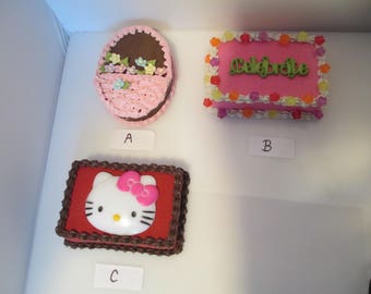 1:6 scale Specialty cake for Barbie, Ginny, Fashion Royalty, Blythe, or Momoko, Tyler, Poppy Parker