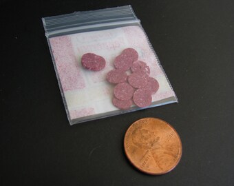 1:6 scale Pkg. of pepperoni for Barbie, Ginny, Fashion Royalty, Blythe, or Momoko, Tyler, Poppy Parker