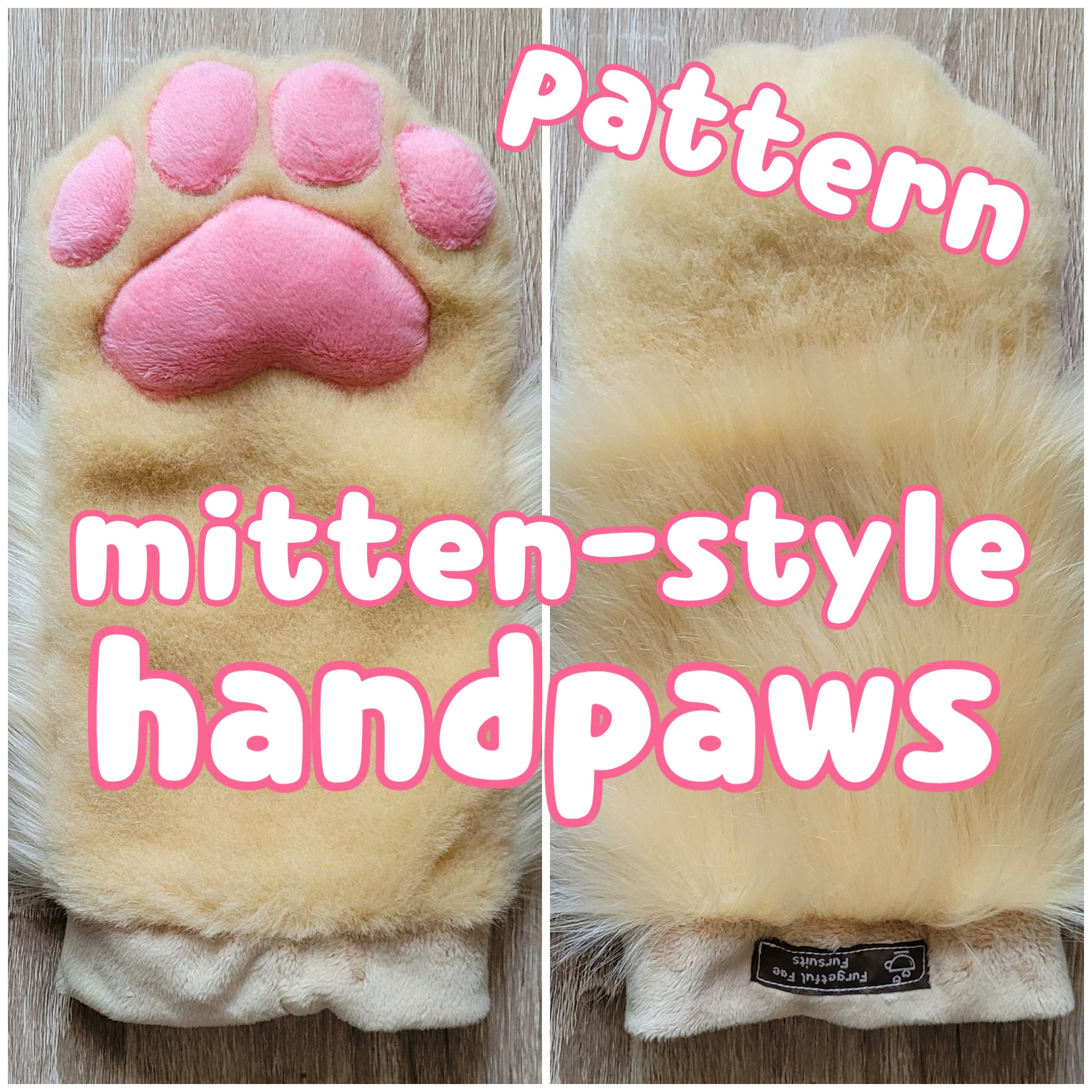 Kitten Mitten Handpaws Furgetful Fae Fursuits DIGITAL Fursuit Paws
