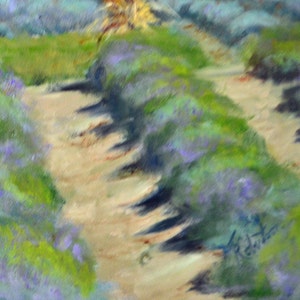 This painting is signed on the front, by Terri Robertson.