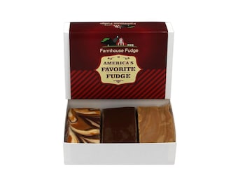 Farmhouse Fudge Sampler Box: Handmade Gourmet Fudge - 24 oz