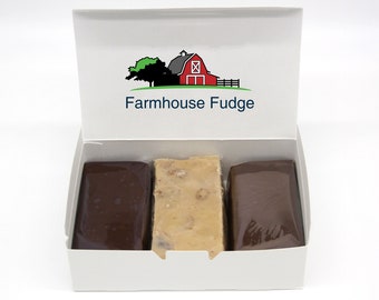 Farmhouse Fudge:  Vegan Fudge Build Your Own 3 Piece Box