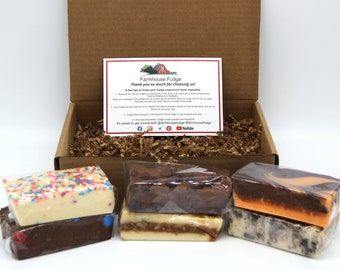 Farmhouse Fudge:  6 Piece Build Your Own Fudge Box