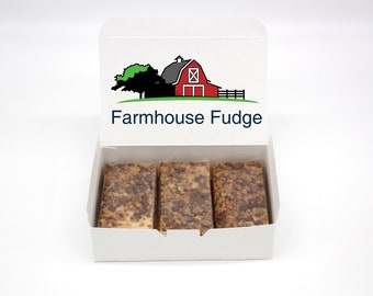 Farmhouse Fudge:  Salted Caramel Toffee Fudge 3 Piece Box