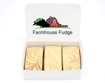 Farmhouse Fudge:  Chewy Praline Fudge 3 Piece Box