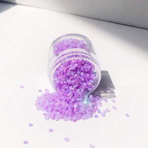 Periwinkle AB Flatback Jelly RhineStones, 3mm RhineStones