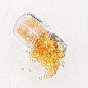 Pineapple AB Flatback RhineStones, 4mm Jelly Rhinestones