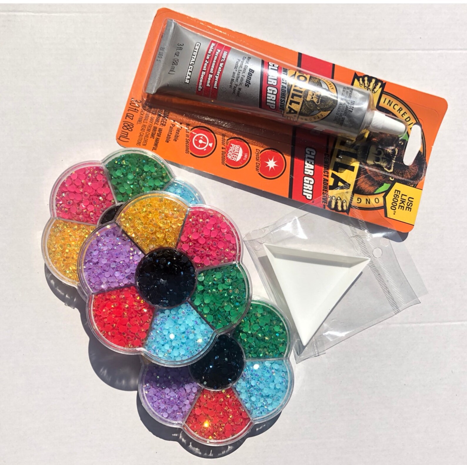 3mm and 4mm Rhinestone Kits AB Flatback Rhinestone Colorful Etsy