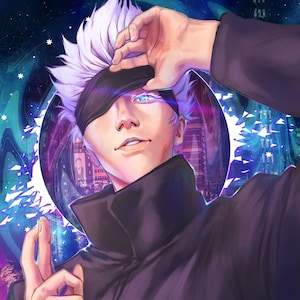 Gojo | Six Eyes | 11 x 17 in. | Matte