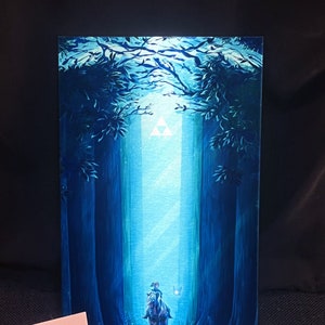 森の散歩 | メタルアートポスター | 6&quot; x 10&quot;