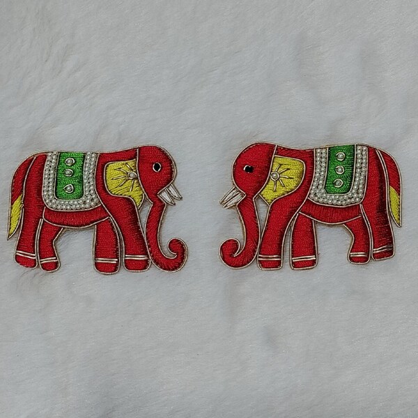 Elephant Applique Etsy