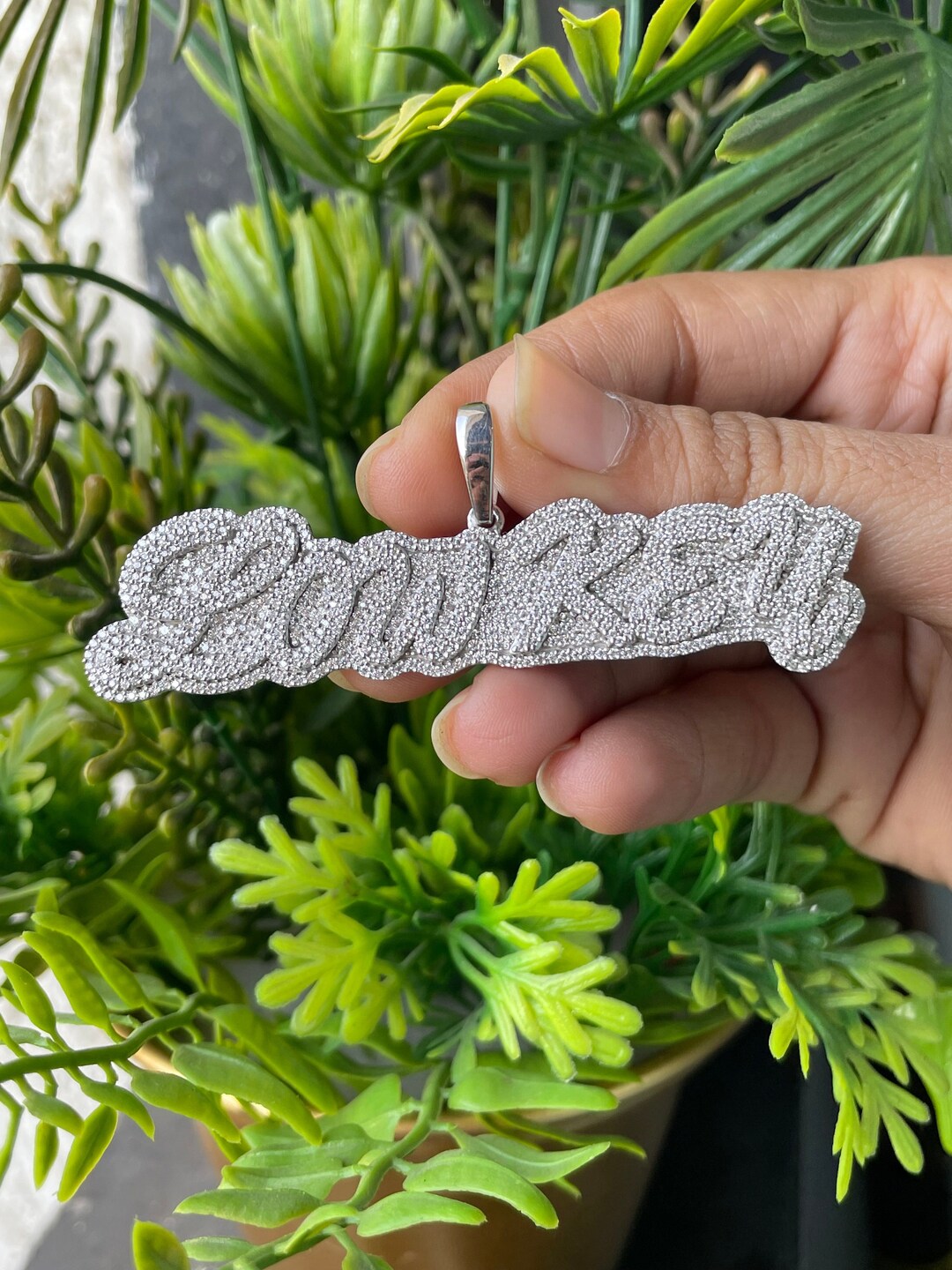 Personalized Name Pendants,ice Out Letters Custom Name Necklace,hip Hop