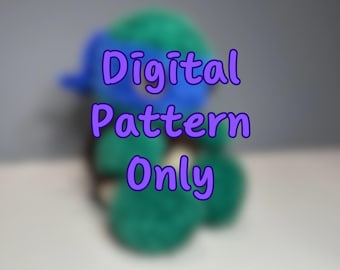 PATTERN** Baby Fighter Turtle Crochet Pattern