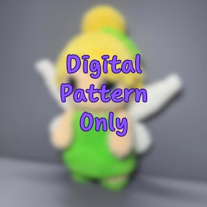 PATRÓN** Patrón de crochet Little Miss Fairy: solo PDF, no es un artículo físico