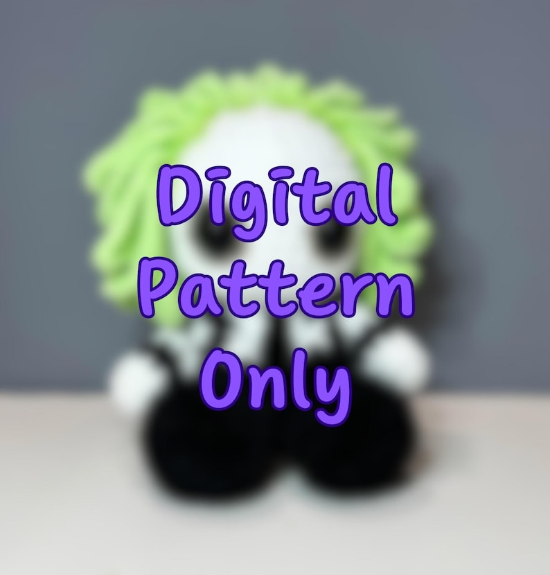 PATTERN*** Beetle Kid Crochet Pattern with mods image 1