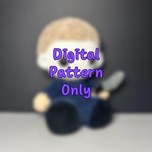 PATTERN** Slasher Man Crochet Pattern