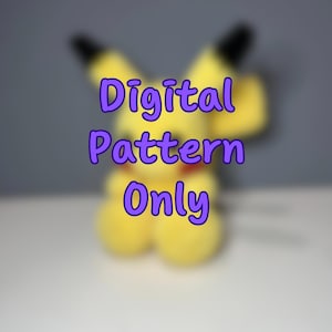 PATTERN* Baby Static Squirrel crochet pattern