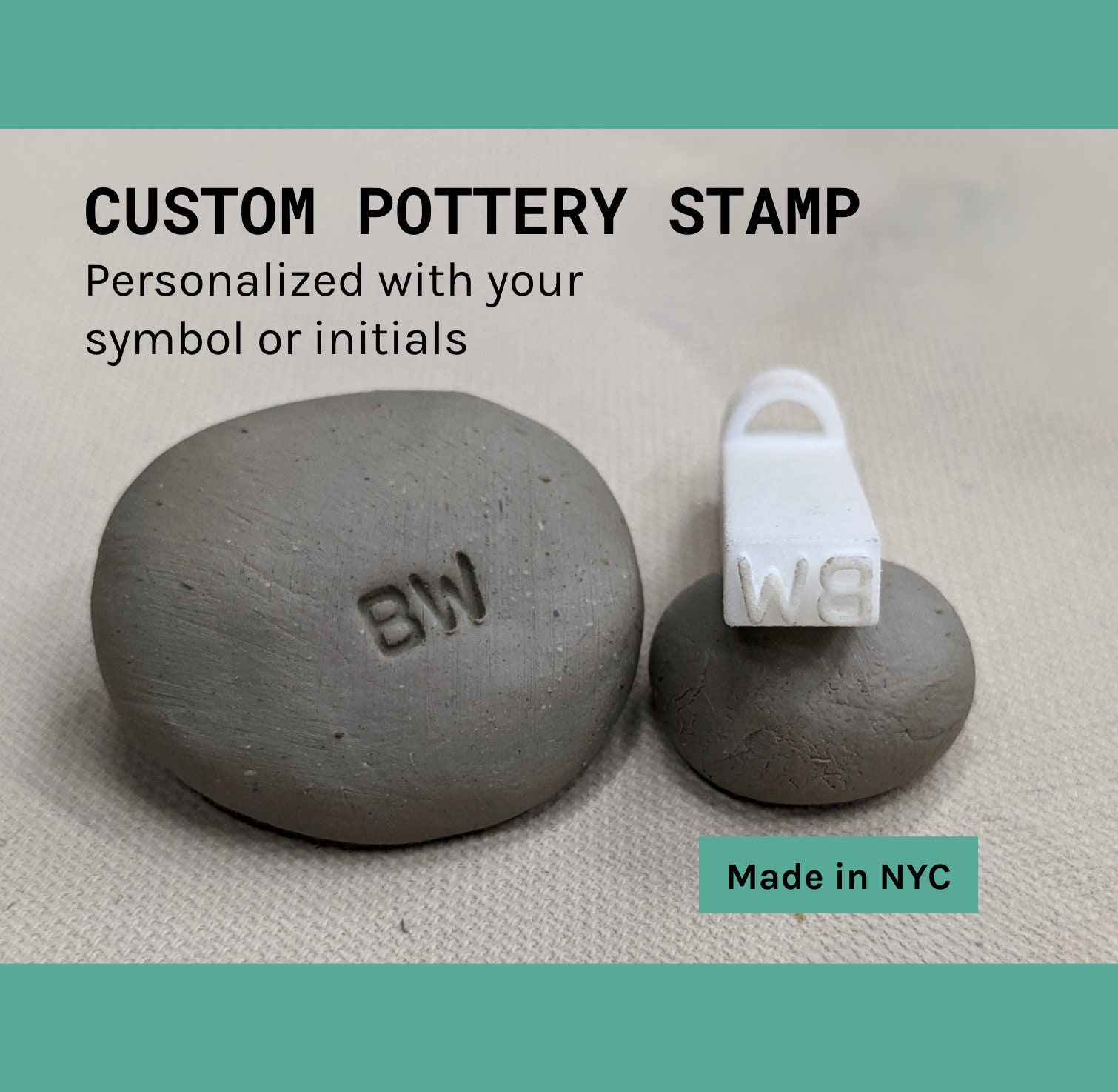 Custom Pottery Stamp Clay Stamps Ceramic Stamps Clay Stamps for Pottery  Custom Pottery Stamps Custom Clay Stamps Pottery Signature Stamps 