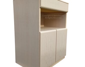 Teak Danish Modern Bedroom Storage Chest Dresser By JESPER in Whitewashed Finish, Mid Century Modern MCM  571 330 0810