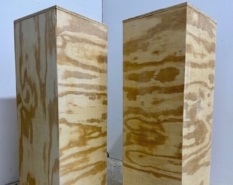 Custom Height Plywood Pedestal Medium Surface 12&quot;x12&quot;