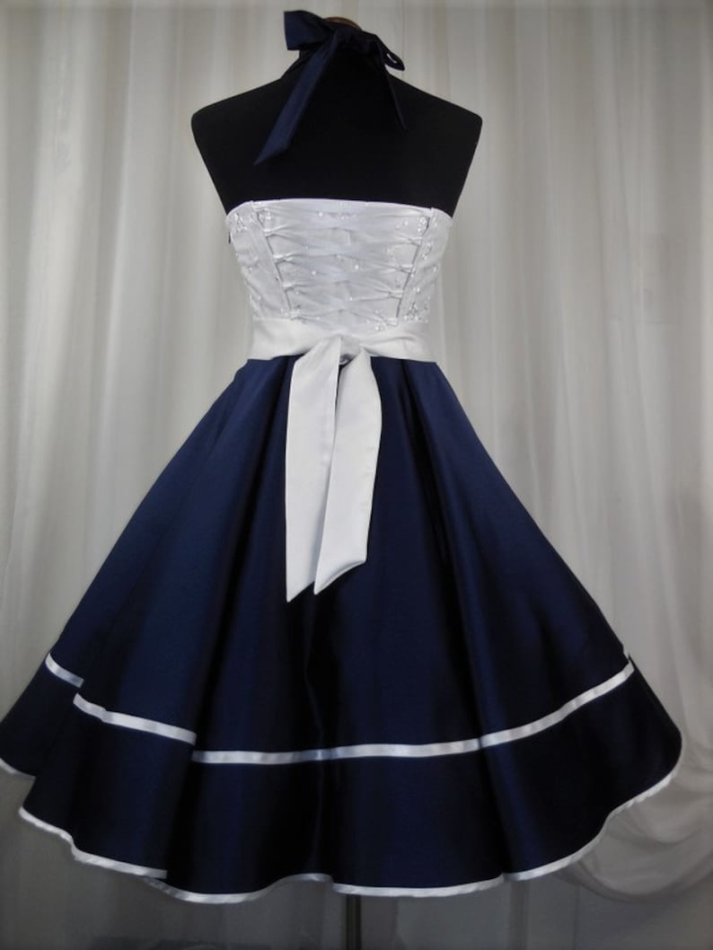 Wedding Dress Blue marie Petticoat Dress Custom Etsy