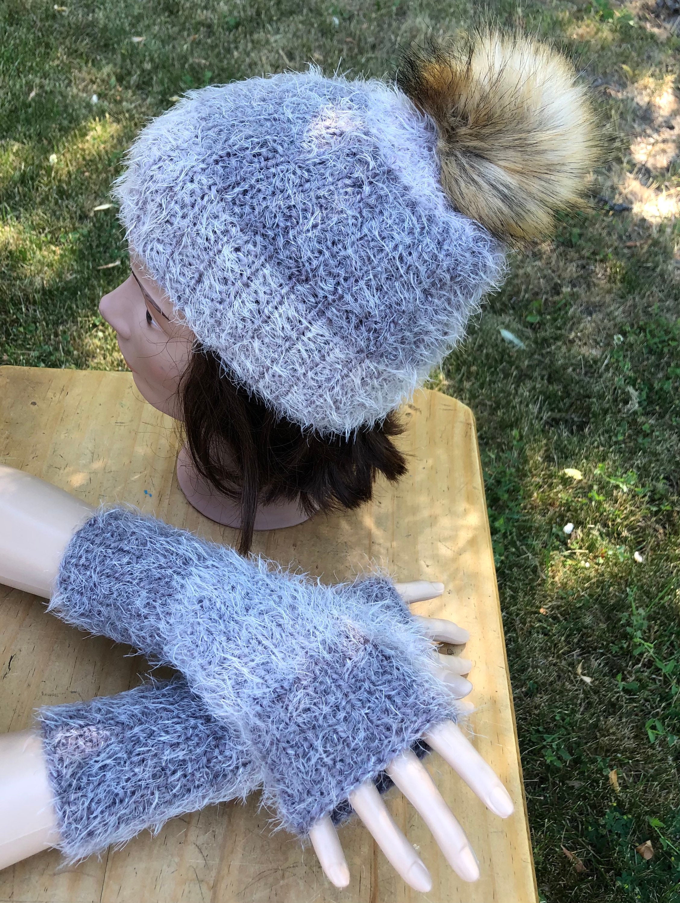 Matching Hat Scarf Gloves Matching Set Scarf Fingerless Etsy