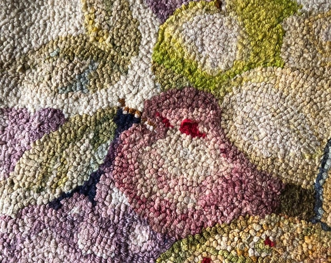 Vintage Hand Hooked Rug Etsy